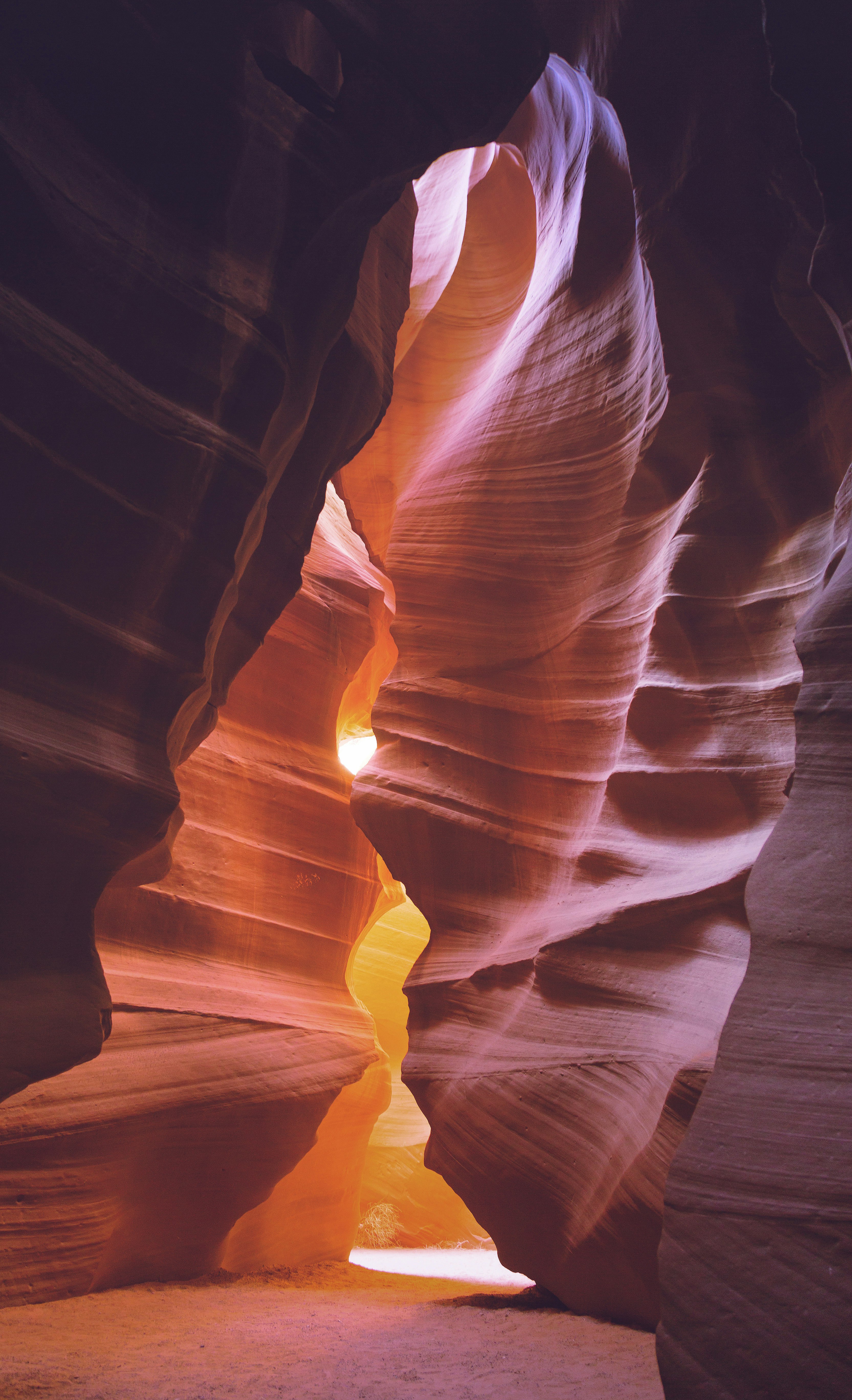 canyon at daytime low angle photography